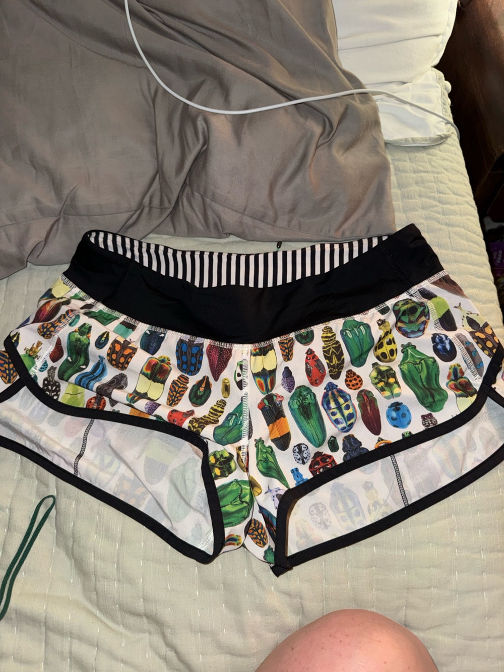 Lululemon 2015 SeaWheeze Beetle Print Shorts
